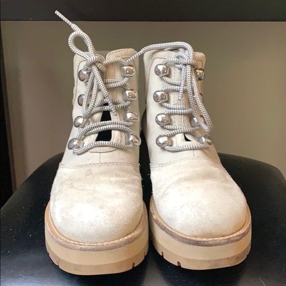 3.1 Phillip lim Dylan canvas lace-up hiking boots - Picture 6 of 15